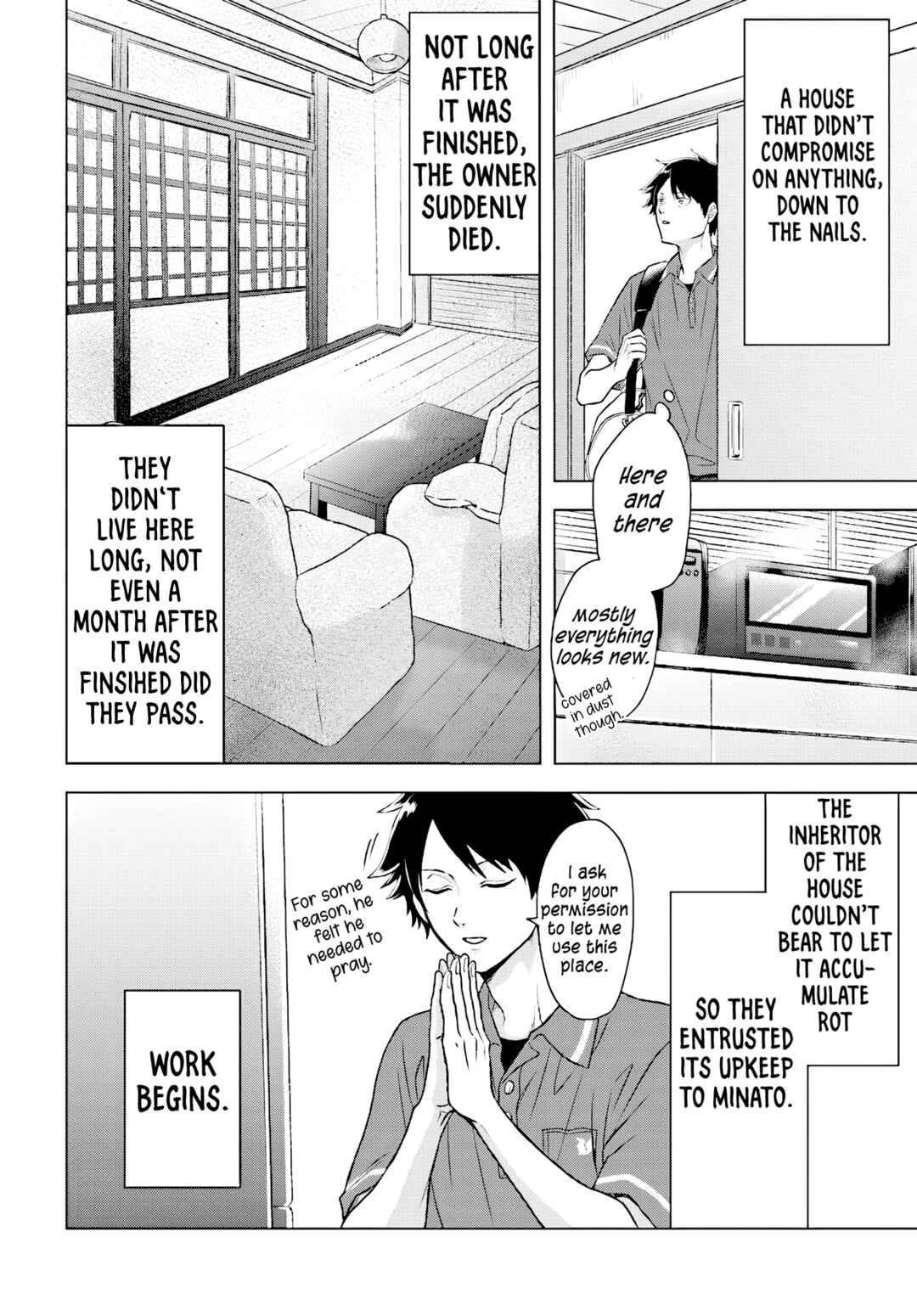 Kami no Niwatsuki Kusunoki-tei Chapter 1 - Page 12
