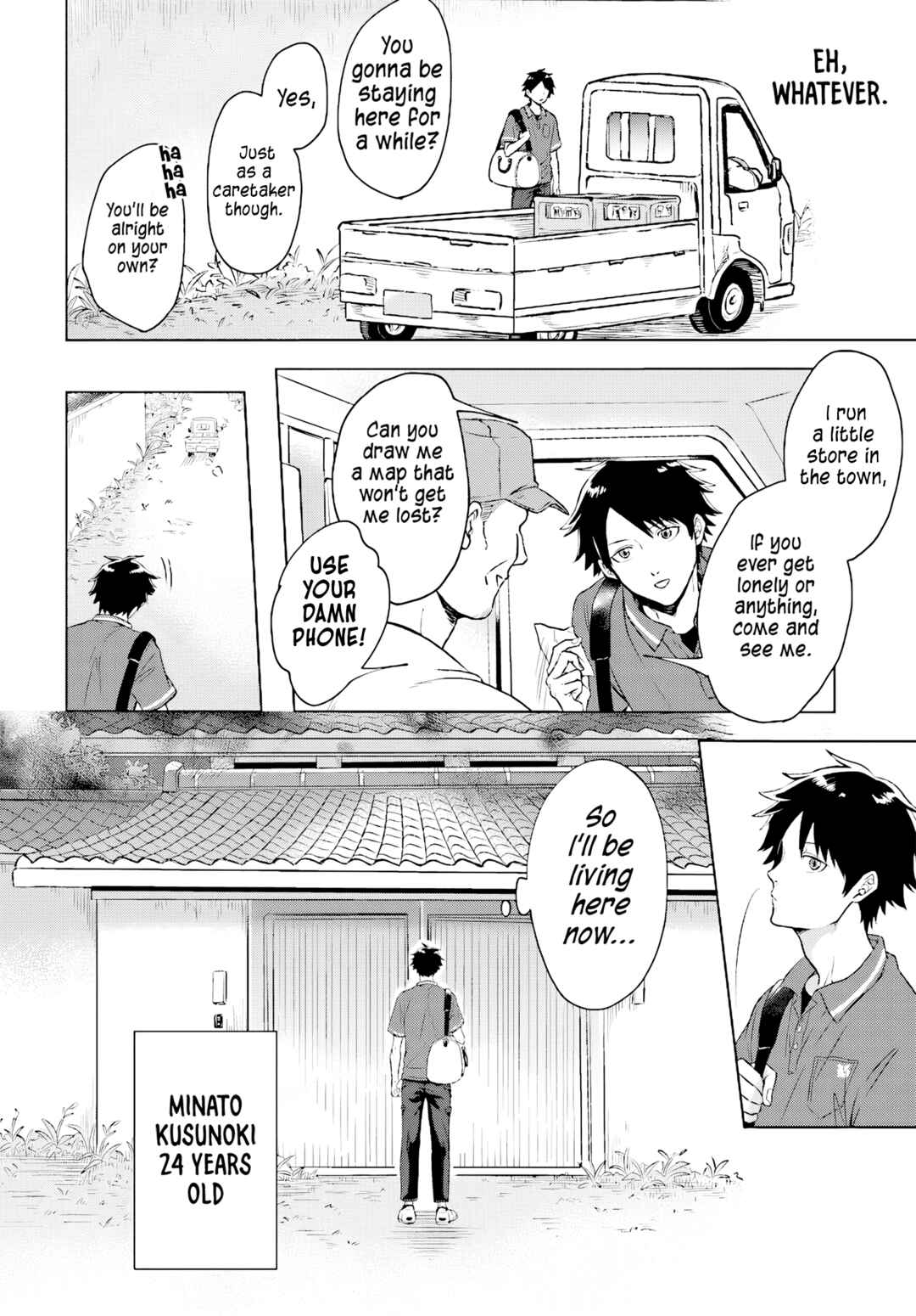 Kami no Niwatsuki Kusunoki-tei Chapter 1 - Page 8