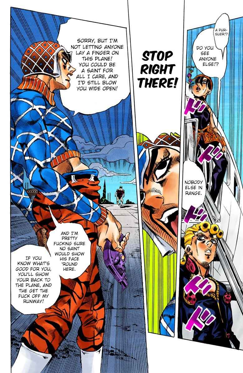 JoJo no Kimyou na Bouken: Part 5 - Ougon no Kaze Color-ban Chapter 93 - Page 13