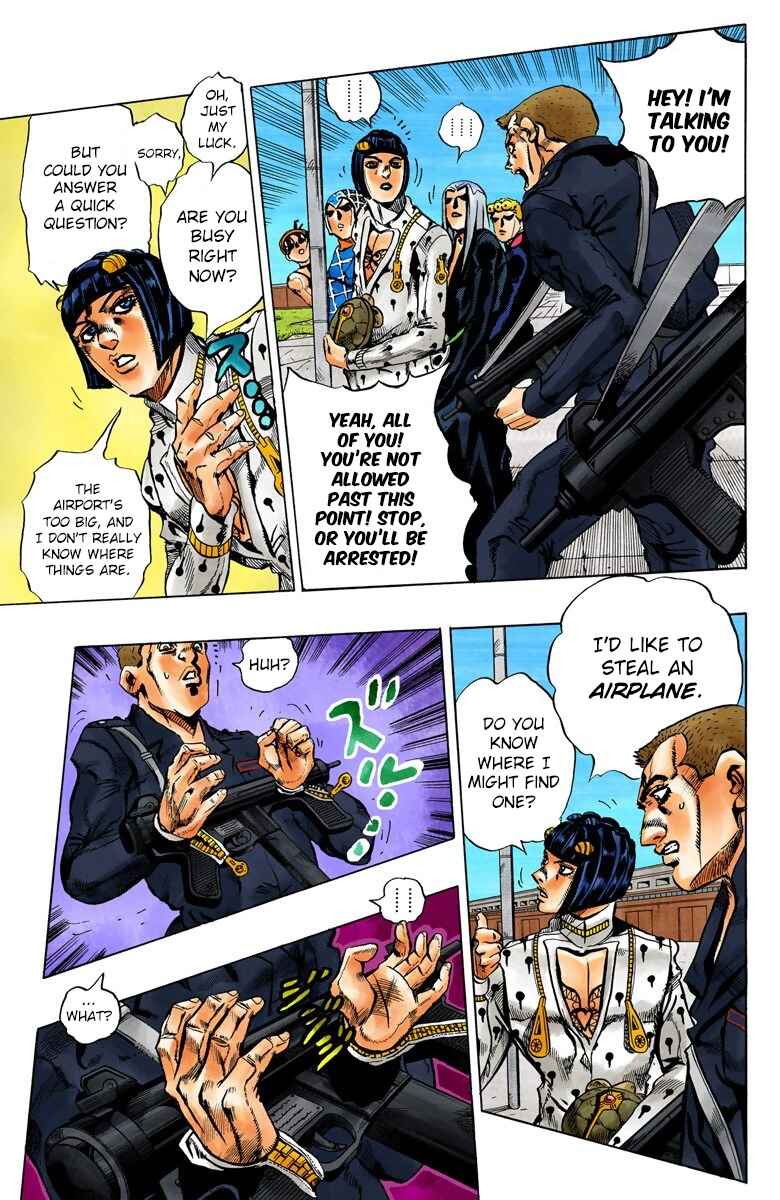 JoJo no Kimyou na Bouken: Part 5 - Ougon no Kaze Color-ban Chapter 93 - Page 4