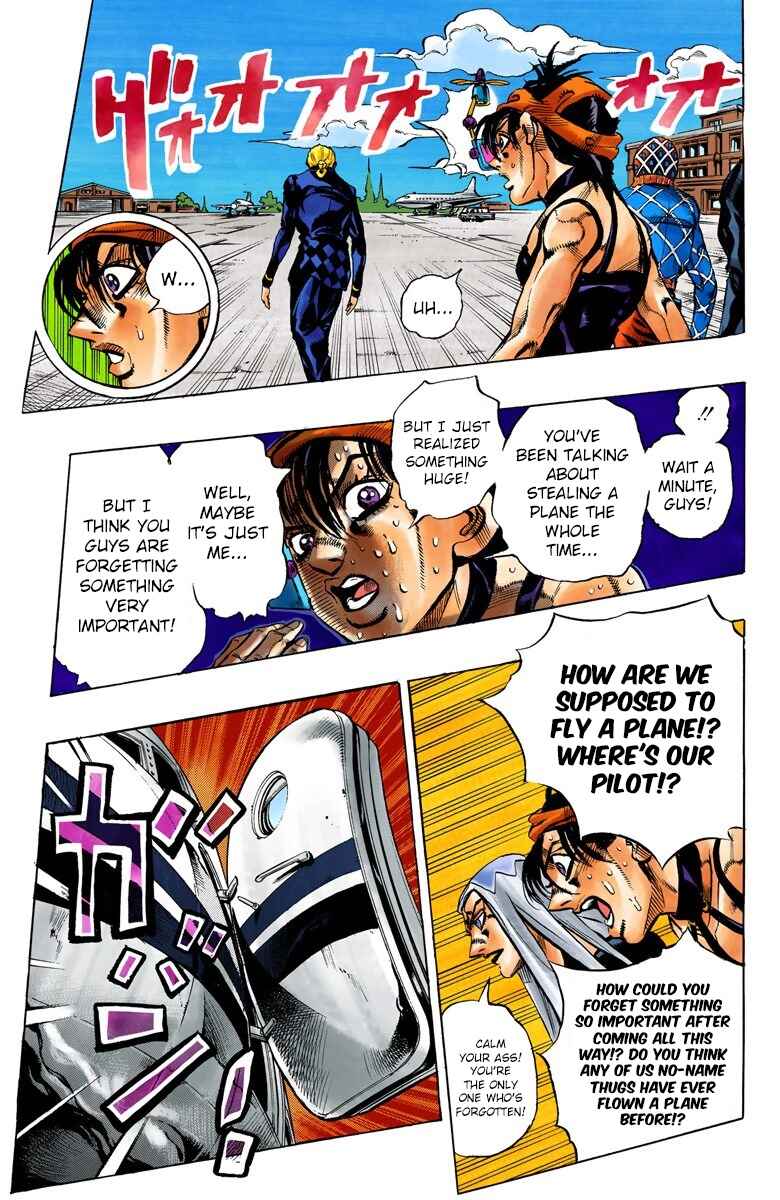 JoJo no Kimyou na Bouken: Part 5 - Ougon no Kaze Color-ban Chapter 93 - Page 6