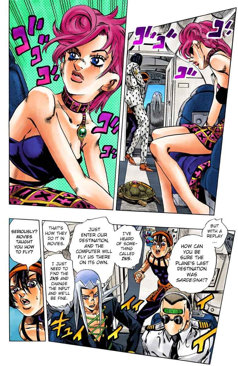 JoJo no Kimyou na Bouken: Part 5 - Ougon no Kaze Color-ban Chapter 93 - Page 9