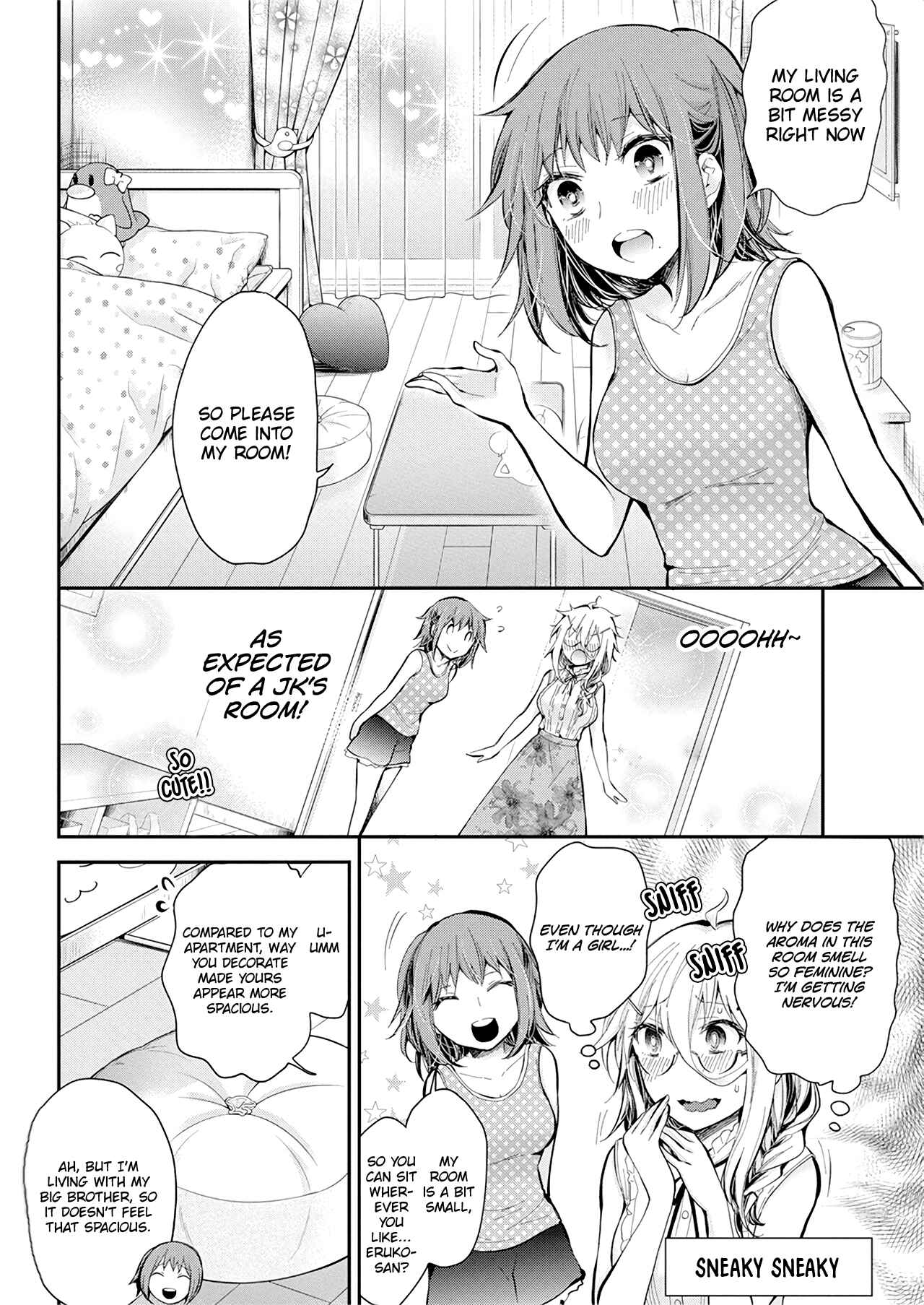 Shingeki no Eroko-san: Hen na Oneesan wa Danshi Kousei to Nakayoku Naritai Chapter 18 - Page 9