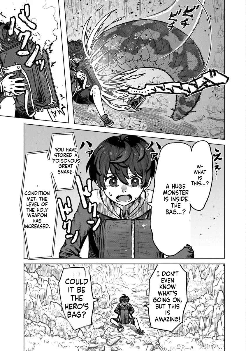 Kaban no Yuusha no Isekai Nonbiri Tabi ~Jitsuwa "Kaban" wa nani demo Kyuushuu Dekirushi, Nihon kara nandemo Toriyose ga Dekiru Cheat bukideshita~ Chapter 1 - Page 45