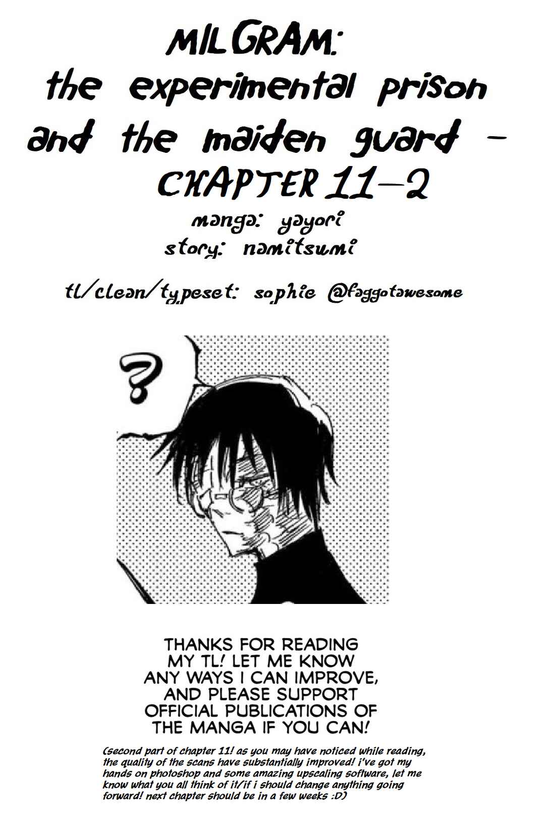 MILGRAM: Jikken Kangoku to Kanshu no Shoujo Chapter 11.2 - Page 14