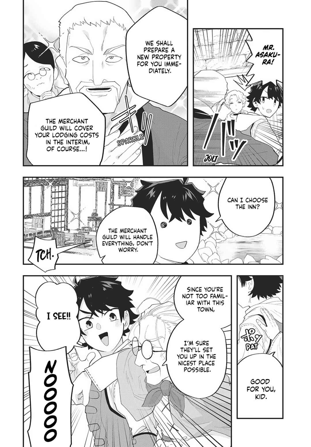 Muteki Shounin no Isekai Nariagari Monogatari ~Gendai no Seihin wo Jizai ni Toriyoseru Sukiru ga Aru Node Isekai de wa Rakushoudesu~ Chapter 24 - Page 28