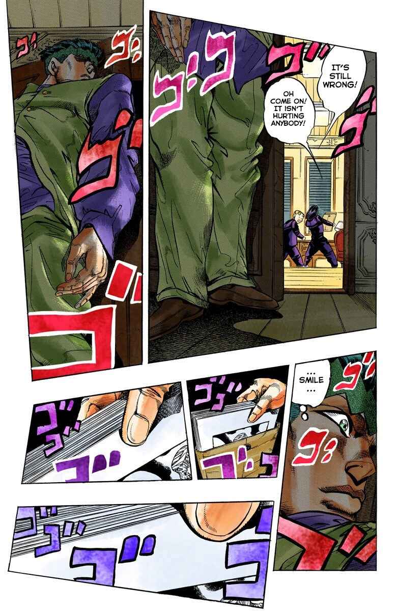 JoJo no Kimyou na Bouken: Part 4 - Diamond wa Kudakenai Color-ban Chapter 54 - Page 10