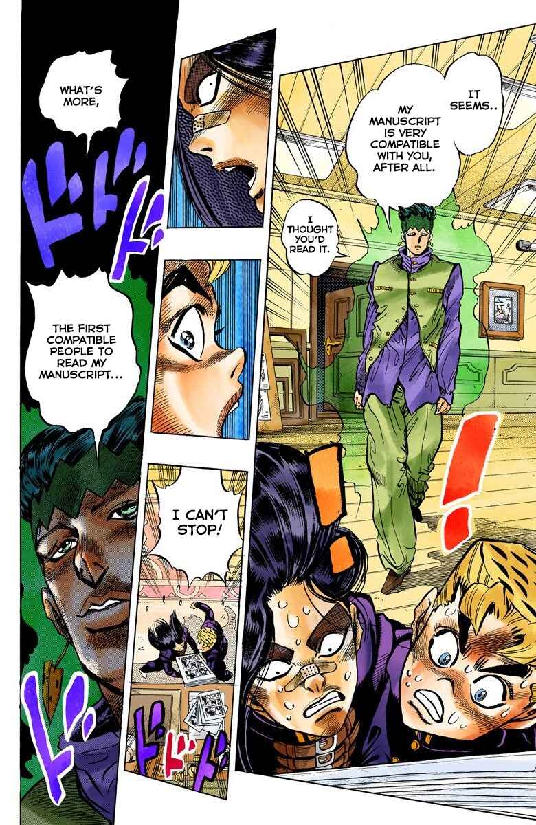 JoJo no Kimyou na Bouken: Part 4 - Diamond wa Kudakenai Color-ban Chapter 54 - Page 13