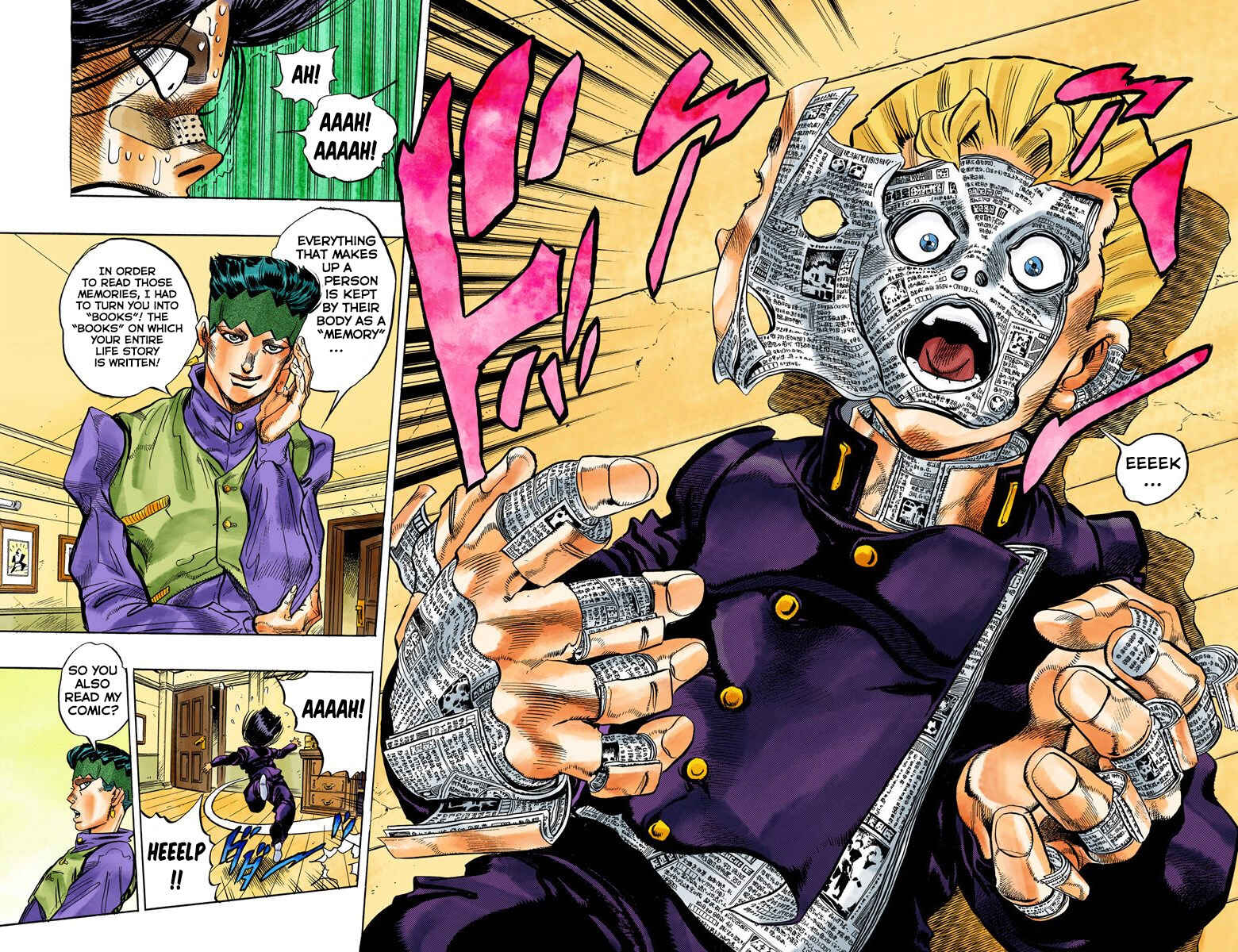 JoJo no Kimyou na Bouken: Part 4 - Diamond wa Kudakenai Color-ban Chapter 54 - Page 17
