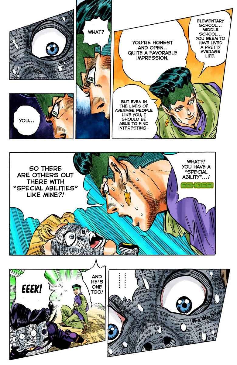 JoJo no Kimyou na Bouken: Part 4 - Diamond wa Kudakenai Color-ban Chapter 54 - Page 20