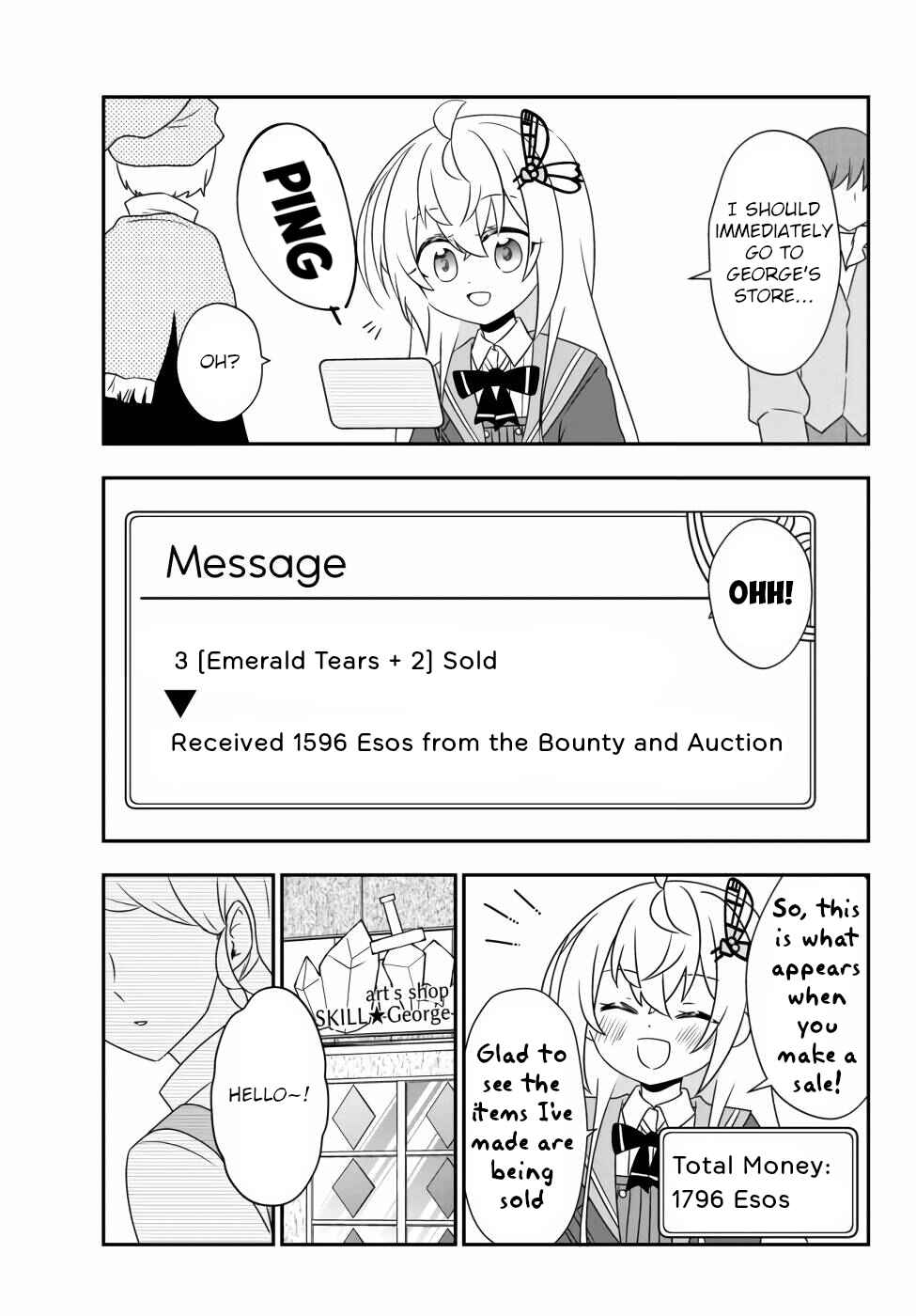 Bishoujo ni Natta kedo, Netoge Haijin Yattemasu. Chapter 13.2 - Page 1