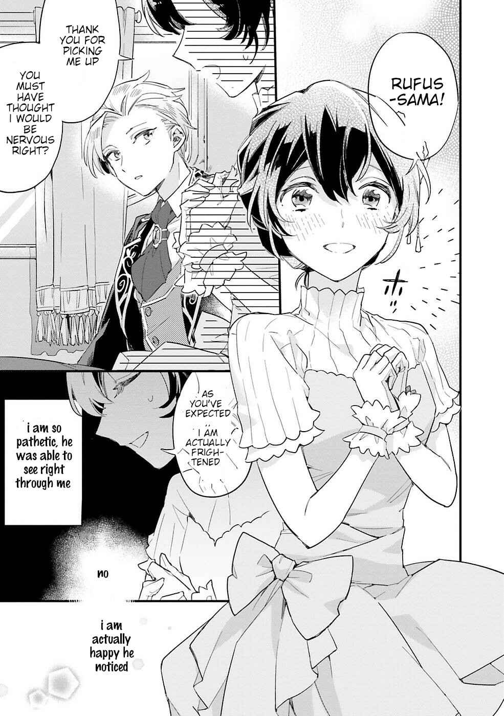 Yowaki MAX Reijou nanoni, Ratsuwan Konyakusha-sama no Kake ni Notte Shimatta Chapter 4 - Page 23