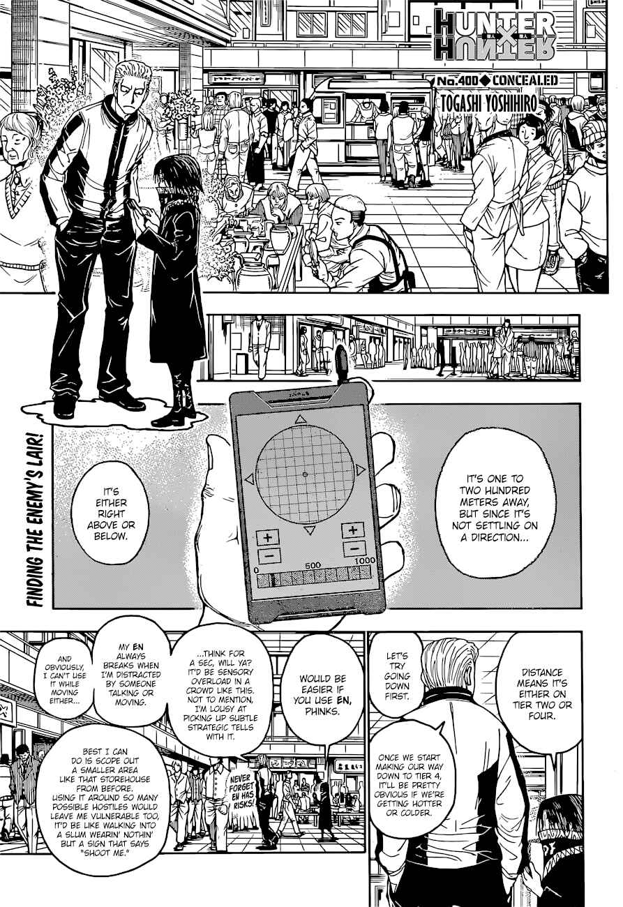 Hunter x Hunter Chapter 400 - Page 3