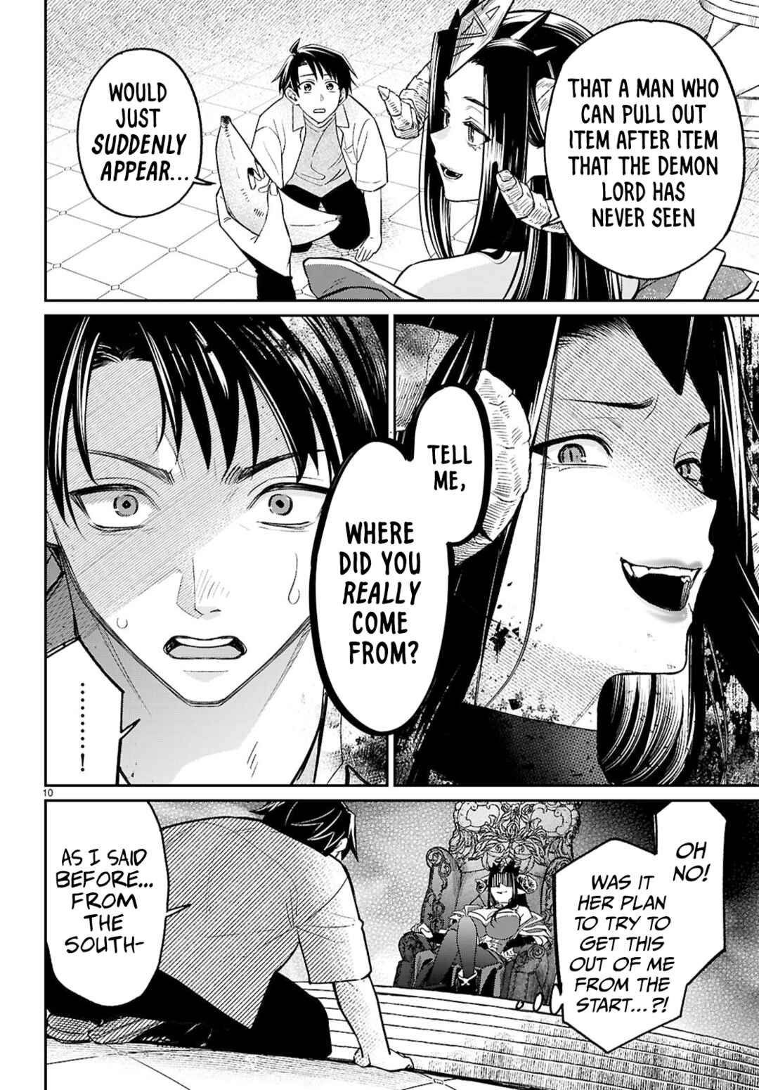 Shounin Skill de Maoujou no Kouryaku o Mezasu: Isekai Ten'i Shita node Saikyou Item to Talk-jutsu de Ikinuku koto ni shita Chapter 7 - Page 10