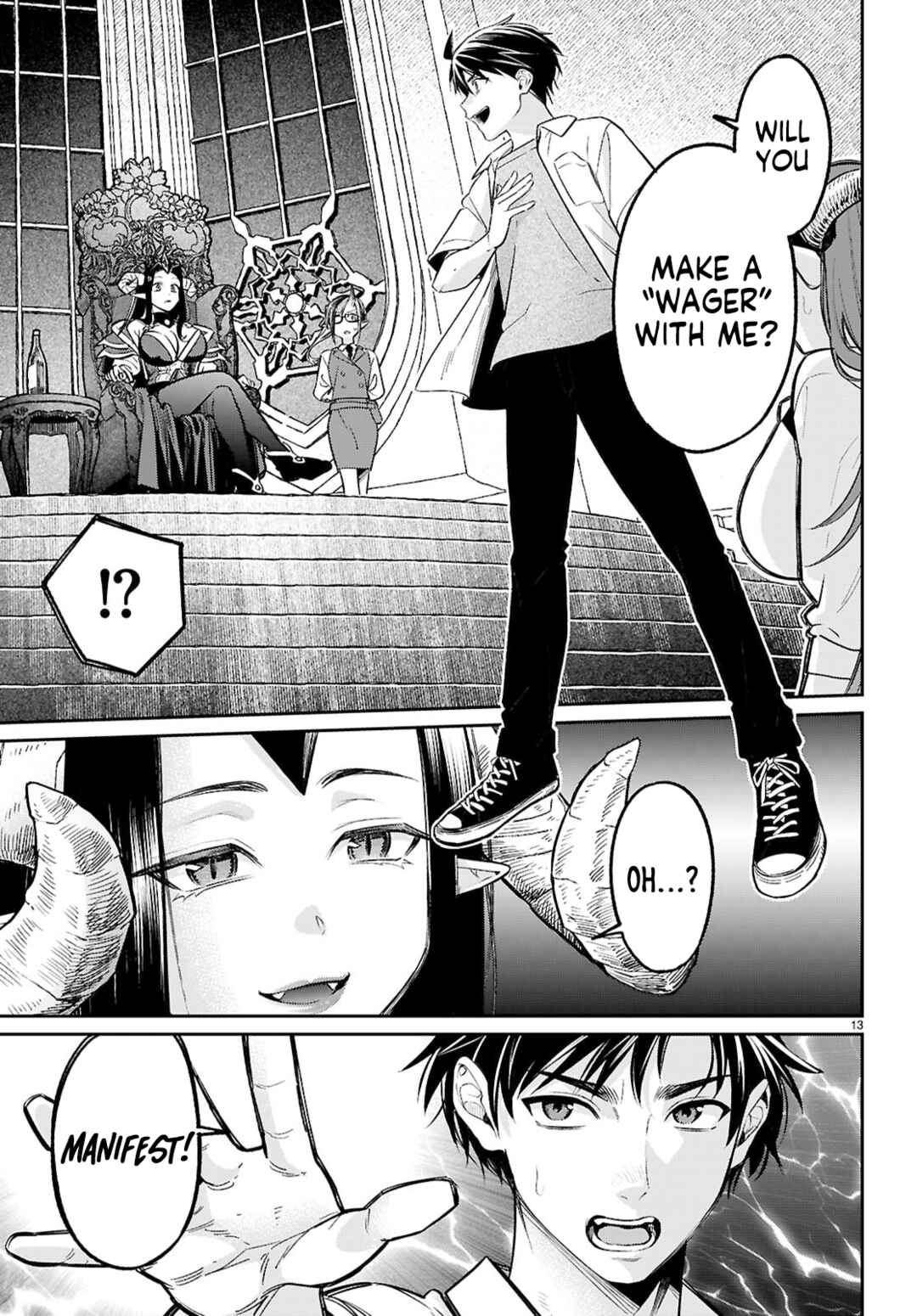 Shounin Skill de Maoujou no Kouryaku o Mezasu: Isekai Ten'i Shita node Saikyou Item to Talk-jutsu de Ikinuku koto ni shita Chapter 7 - Page 13