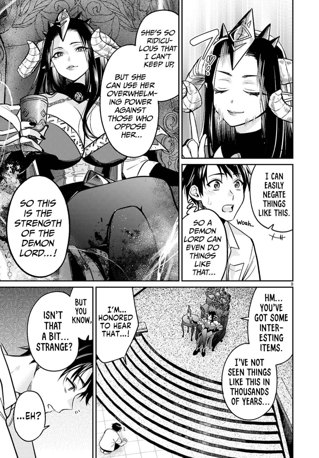 Shounin Skill de Maoujou no Kouryaku o Mezasu: Isekai Ten'i Shita node Saikyou Item to Talk-jutsu de Ikinuku koto ni shita Chapter 7 - Page 9