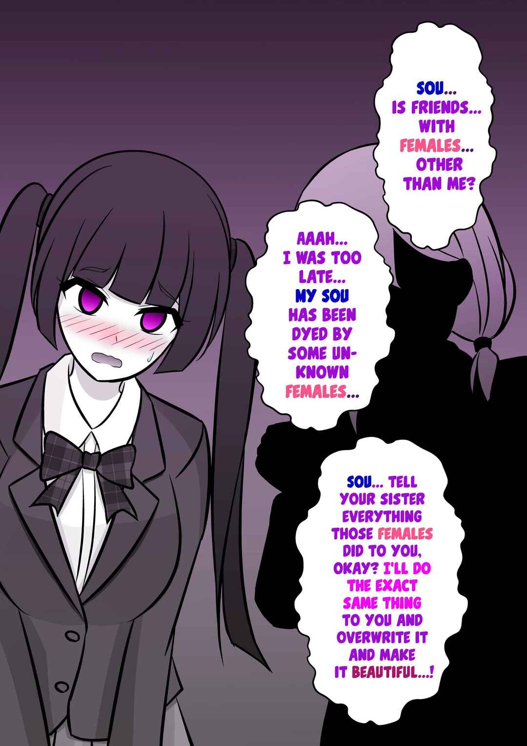 Danjo-hi 1:39 no Heikou Sekai wa Omoi no Hoka Futsuu (Fan Colored) Chapter 72 - Page 6