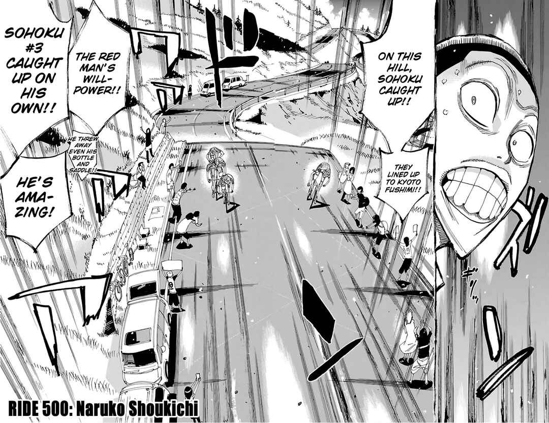 Yowamushi Pedal Chapter 500 - Page 2