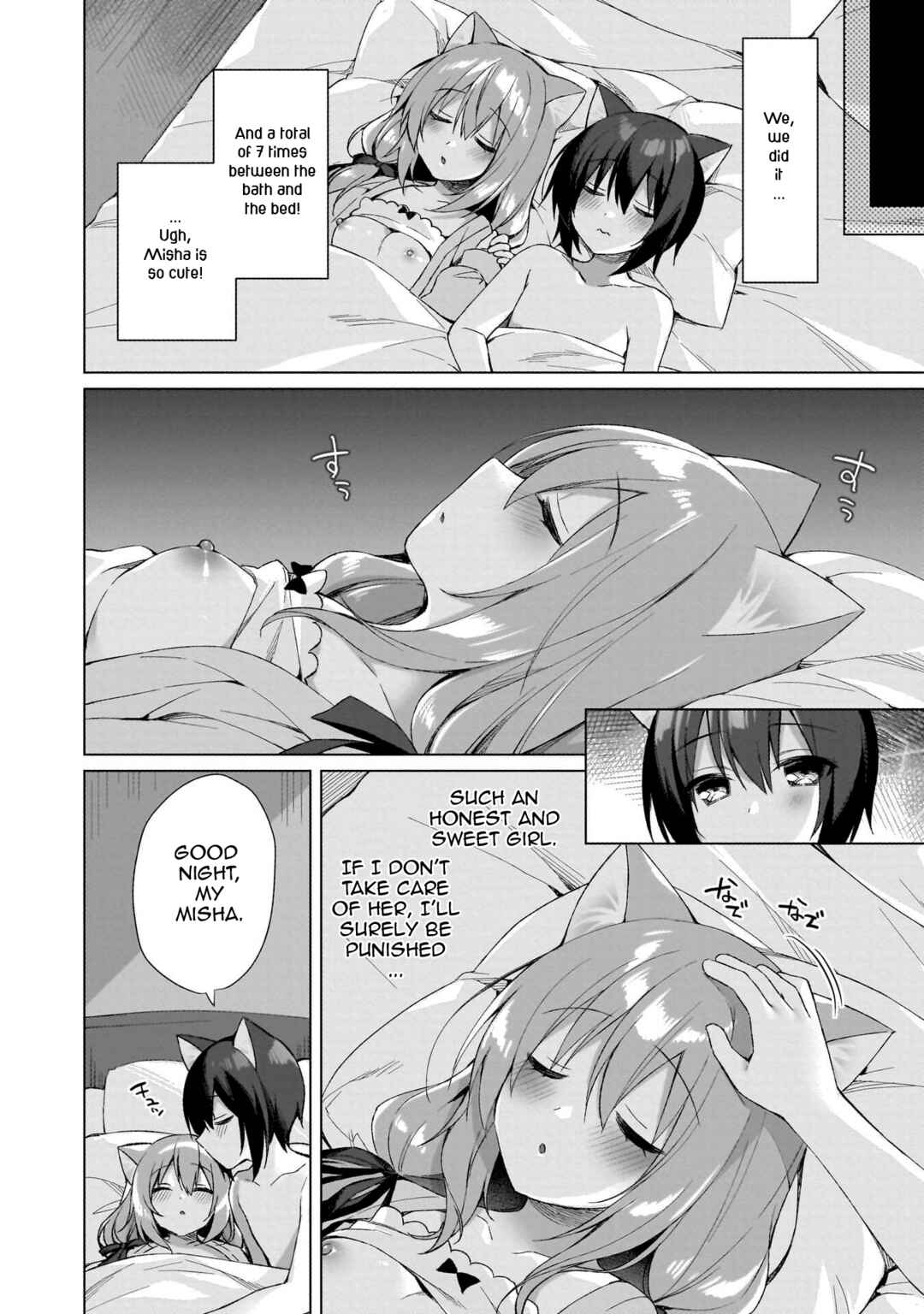 Boku no Risou no Isekai Seikatsu - Tensei shitara Kemomimi Musume darake no Sekai de Harem ni Chapter 1 - Page 37