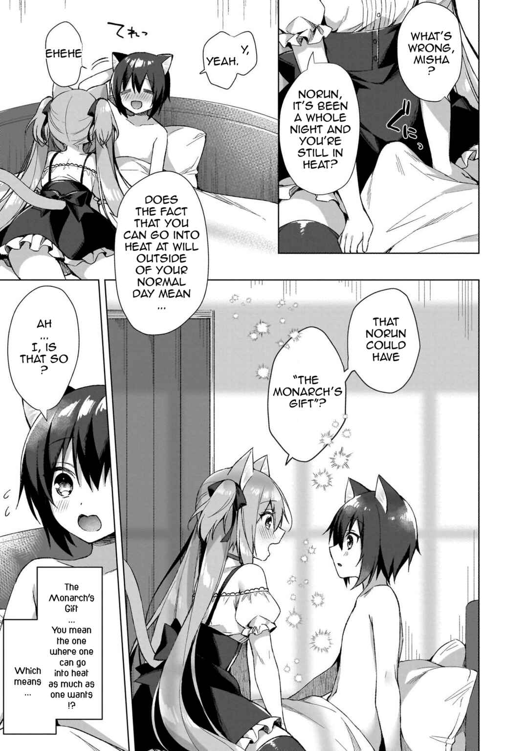 Boku no Risou no Isekai Seikatsu - Tensei shitara Kemomimi Musume darake no Sekai de Harem ni Chapter 1 - Page 40