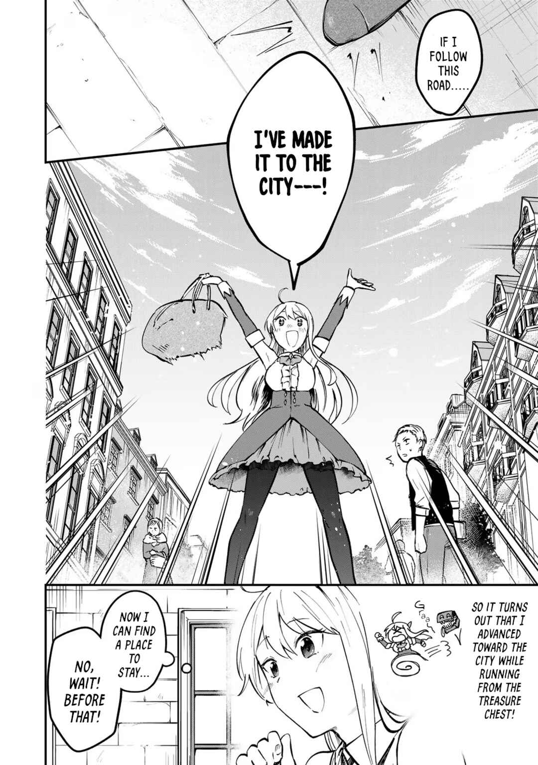 [Pakupaku desu wa] Tsuihou Sareta Ojou-sama no "Monster wo Taberu Hodo Tsuyoku Naru" Skill wa, 1-shoku de 1 Level Up Suru Zendai Mimon no Saikyou Skill deshita. 3-nichi de Jinrui Saikyou ni Narimashita wa! Chapter 2 - Page 16