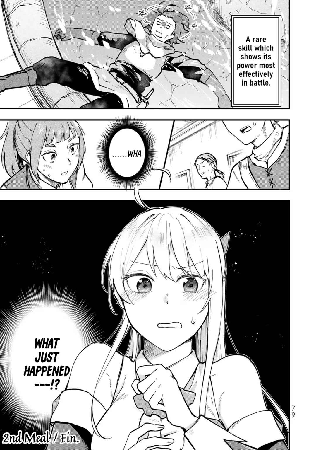 [Pakupaku desu wa] Tsuihou Sareta Ojou-sama no "Monster wo Taberu Hodo Tsuyoku Naru" Skill wa, 1-shoku de 1 Level Up Suru Zendai Mimon no Saikyou Skill deshita. 3-nichi de Jinrui Saikyou ni Narimashita wa! Chapter 2 - Page 36