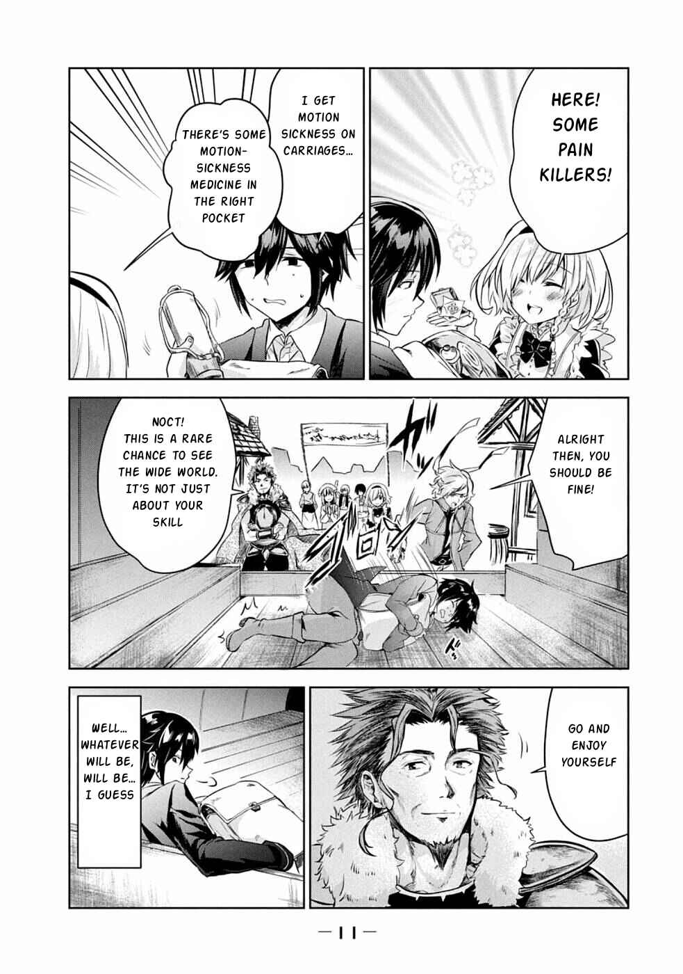 Tensei Kizoku no Bannou Kaitaku Kara ~"Kakudai & Shukushou" Sukiru wo Tsukatte Itara Saikyou Ryouchi ni Narimashita~ Chapter 1 - Page 10