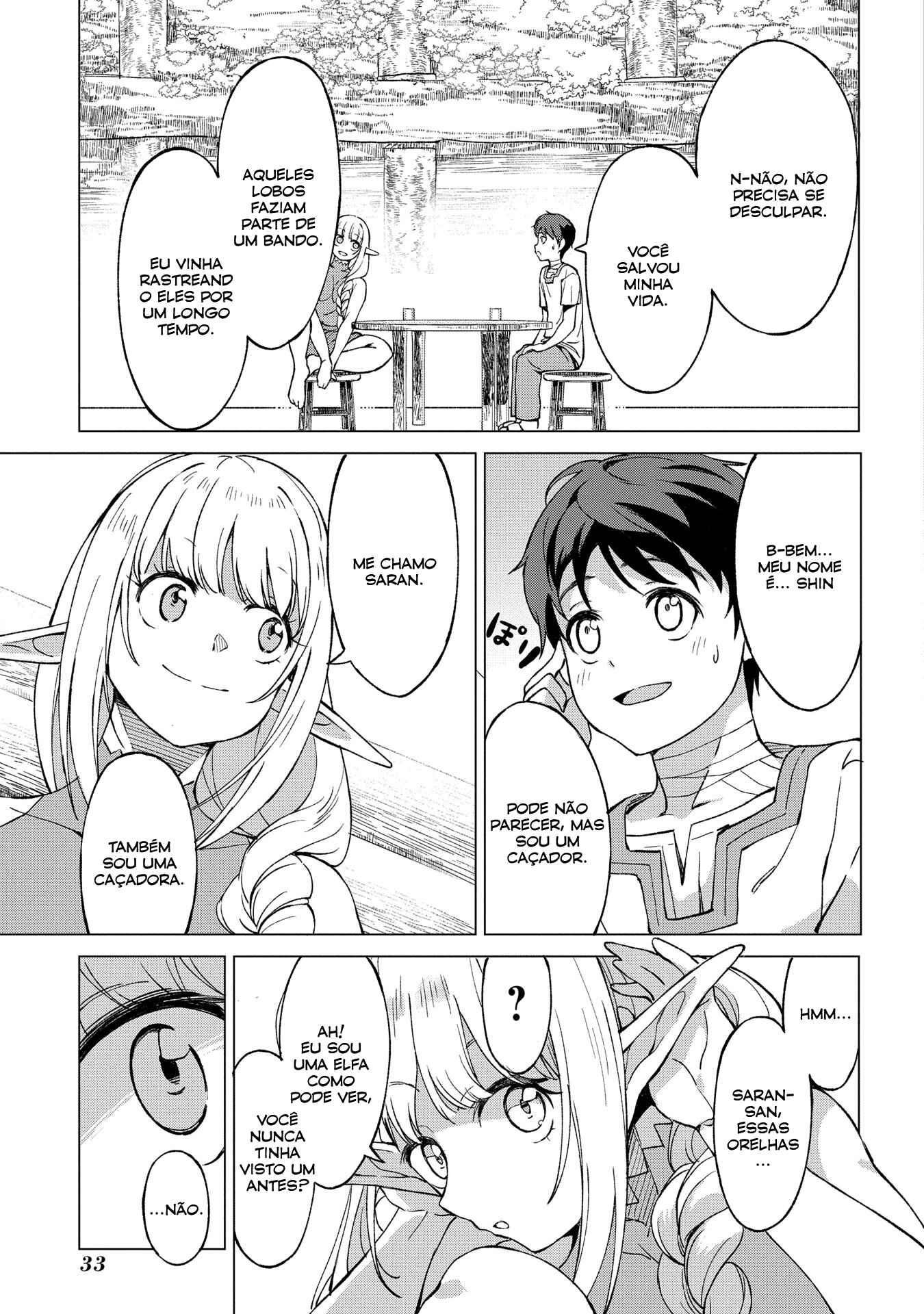 Hokkaidou no Gen'eki Hunter ga Isekai ni Hourikomarete Mita ~Elf Yome to Meguru Isekai Shuryou Life~ Chapter 1 - Page 33