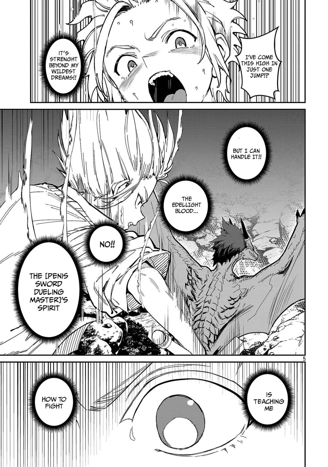 Tousan wa [Kensei], Kaasan wa [Kenshin], Boku wa [Ochi〇po Chanbara Master] Chapter 3.1 - Page 5