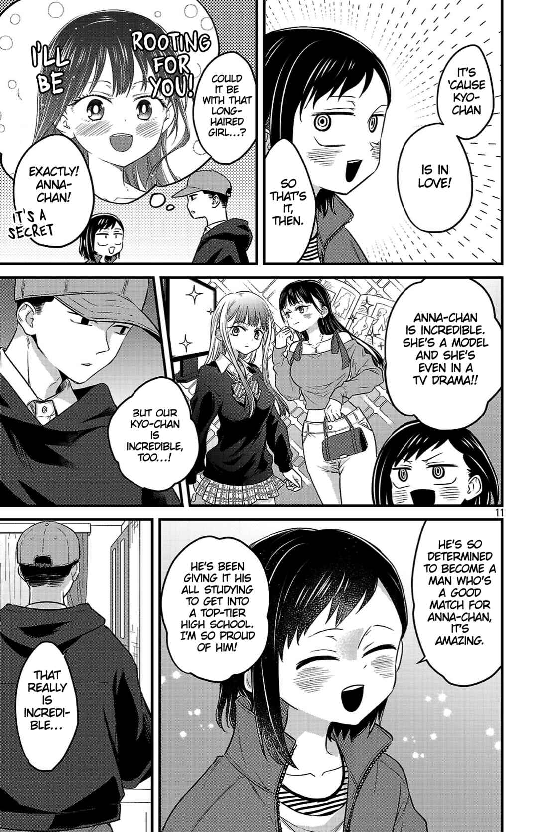 Boku no Kokoro no Yabai Yatsu: Love Comedy ga Hajimaranai Chapter 18 - Page 11