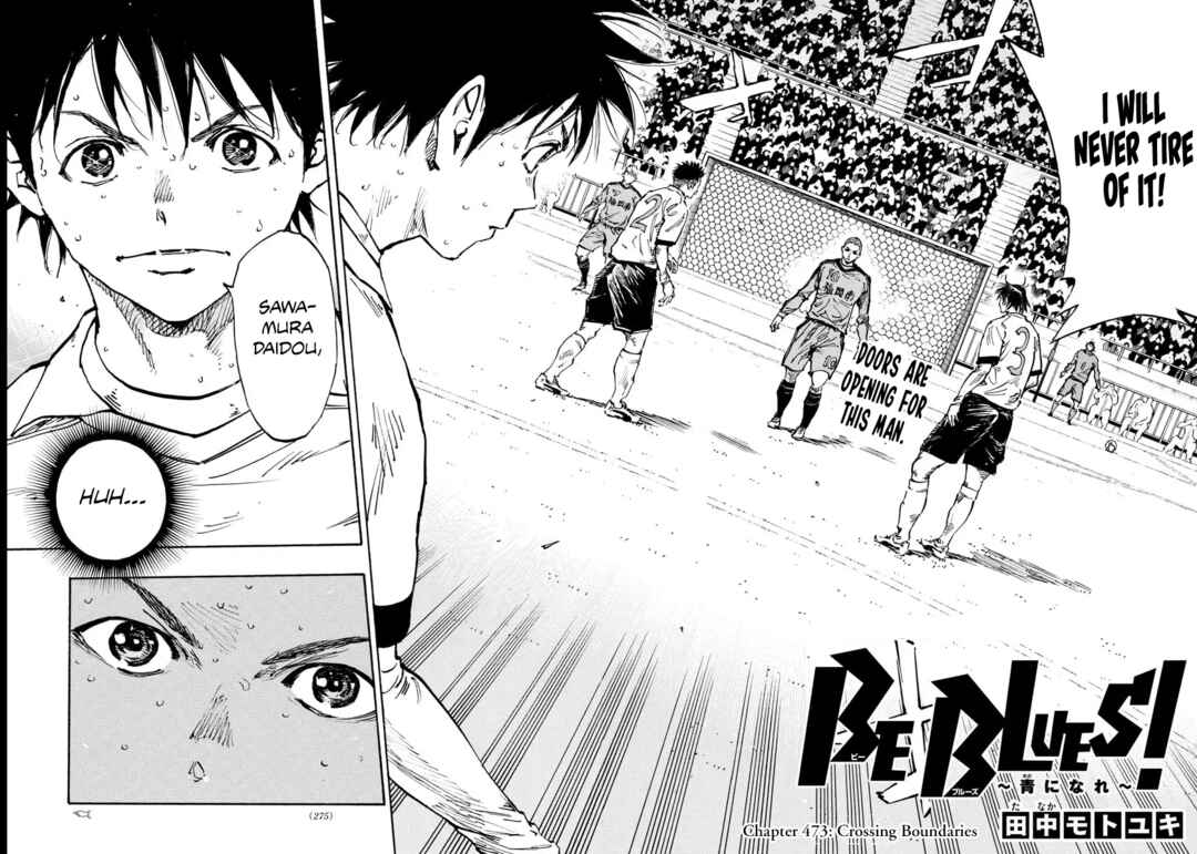 BE BLUES ~Ao ni Nare~ Chapter 473 - Page 3