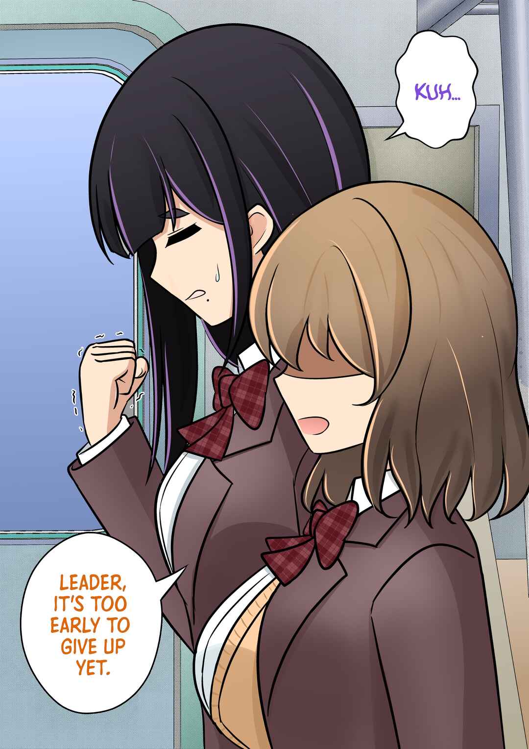 Danjo-hi 1:39 no Heikou Sekai wa Omoi no Hoka Futsuu (Fan Colored) Chapter 97.2 - Page 1