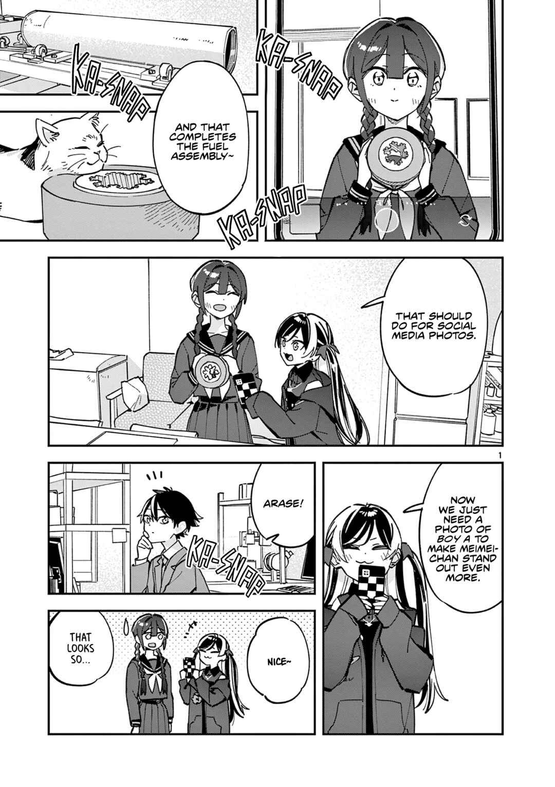 Houkago, Bokura wa Uchuu ni Madou Chapter 28 - Page 1