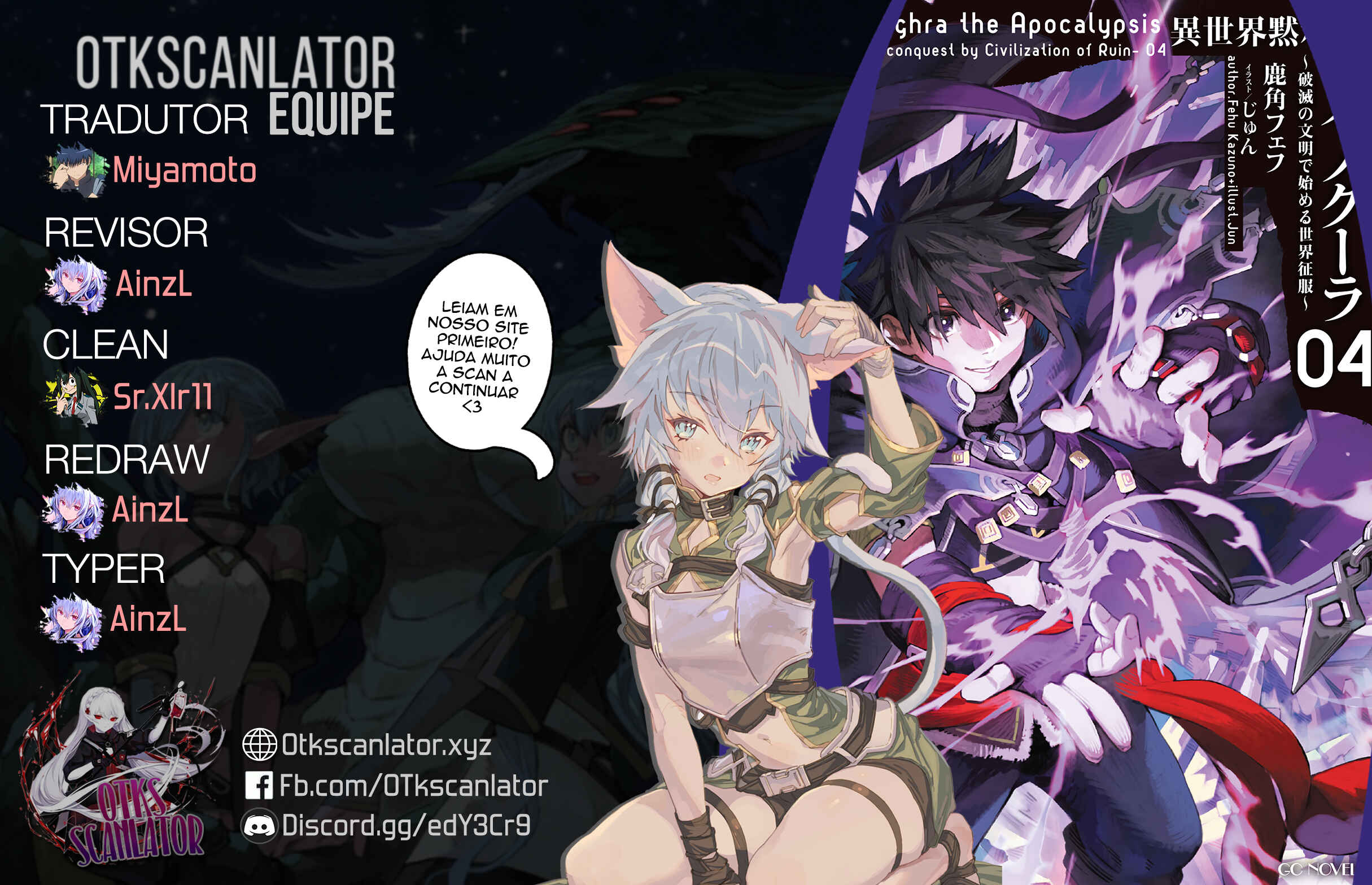 Isekai Mokushiroku Mynoghra: Hametsu no Bunmei de Hajimeru Sekai Seifuku Chapter 14.2 - Page 1