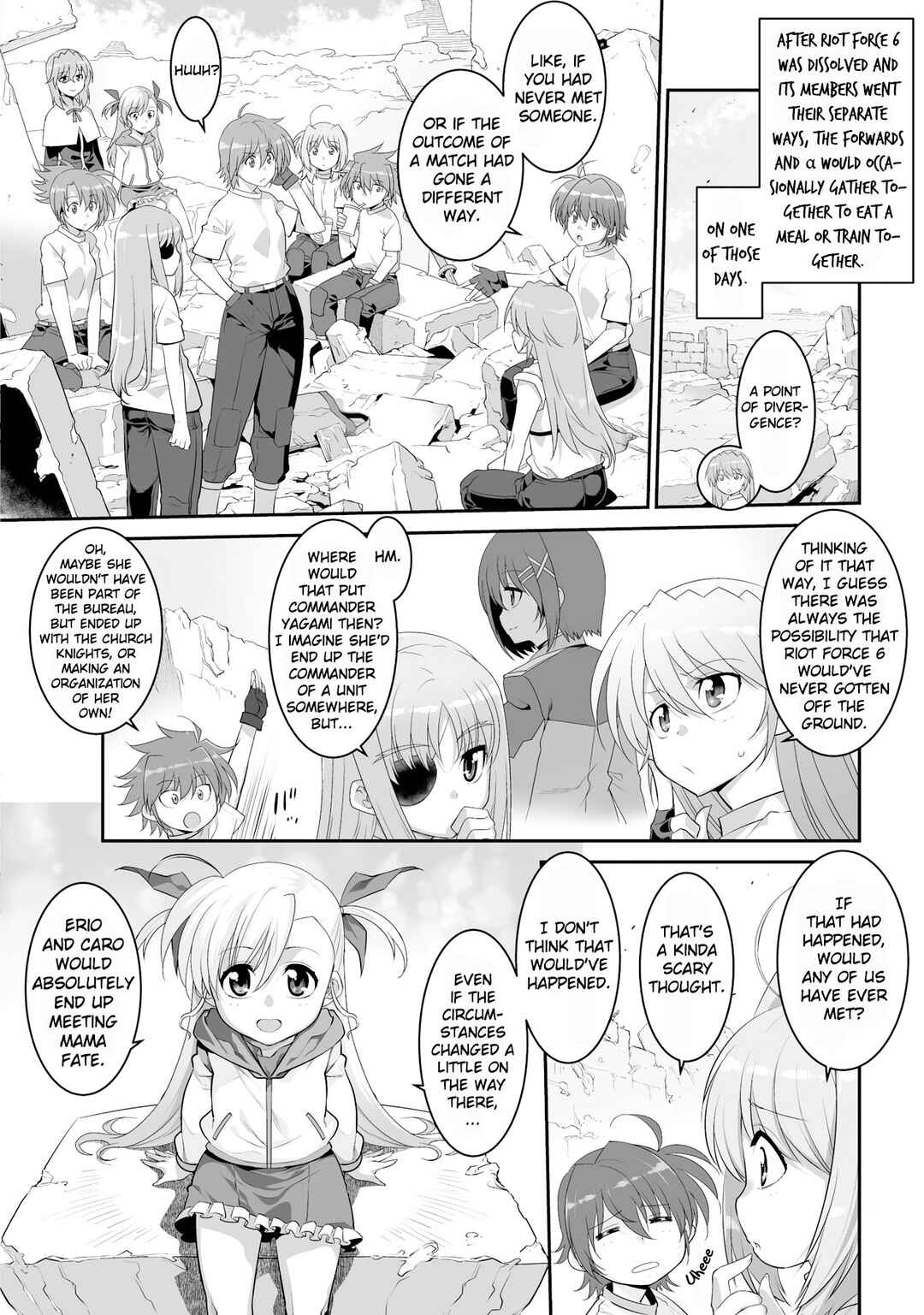 Mahou Shoujo Lyrical Nanoha StrikerS the Comics Chapter 14.6 - Page 1