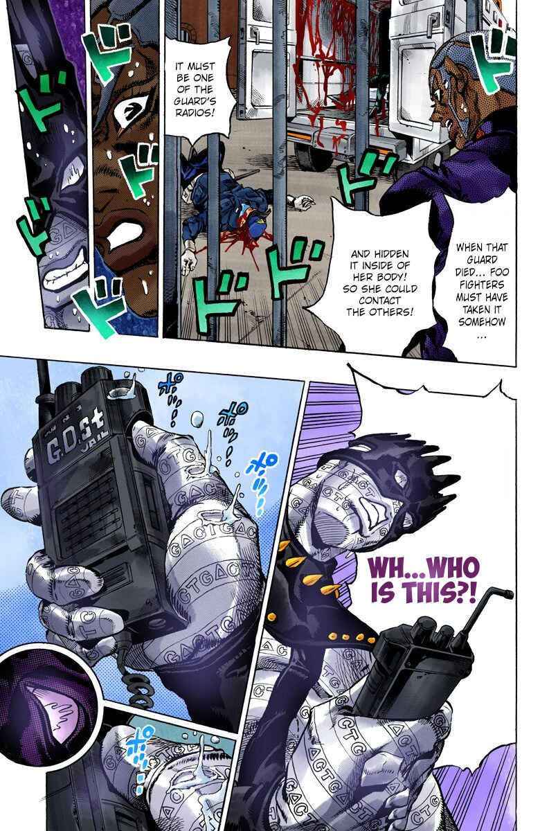 JoJo no Kimyou na Bouken: Part 6 - Stone Ocean Color-ban Chapter 91 - Page 6