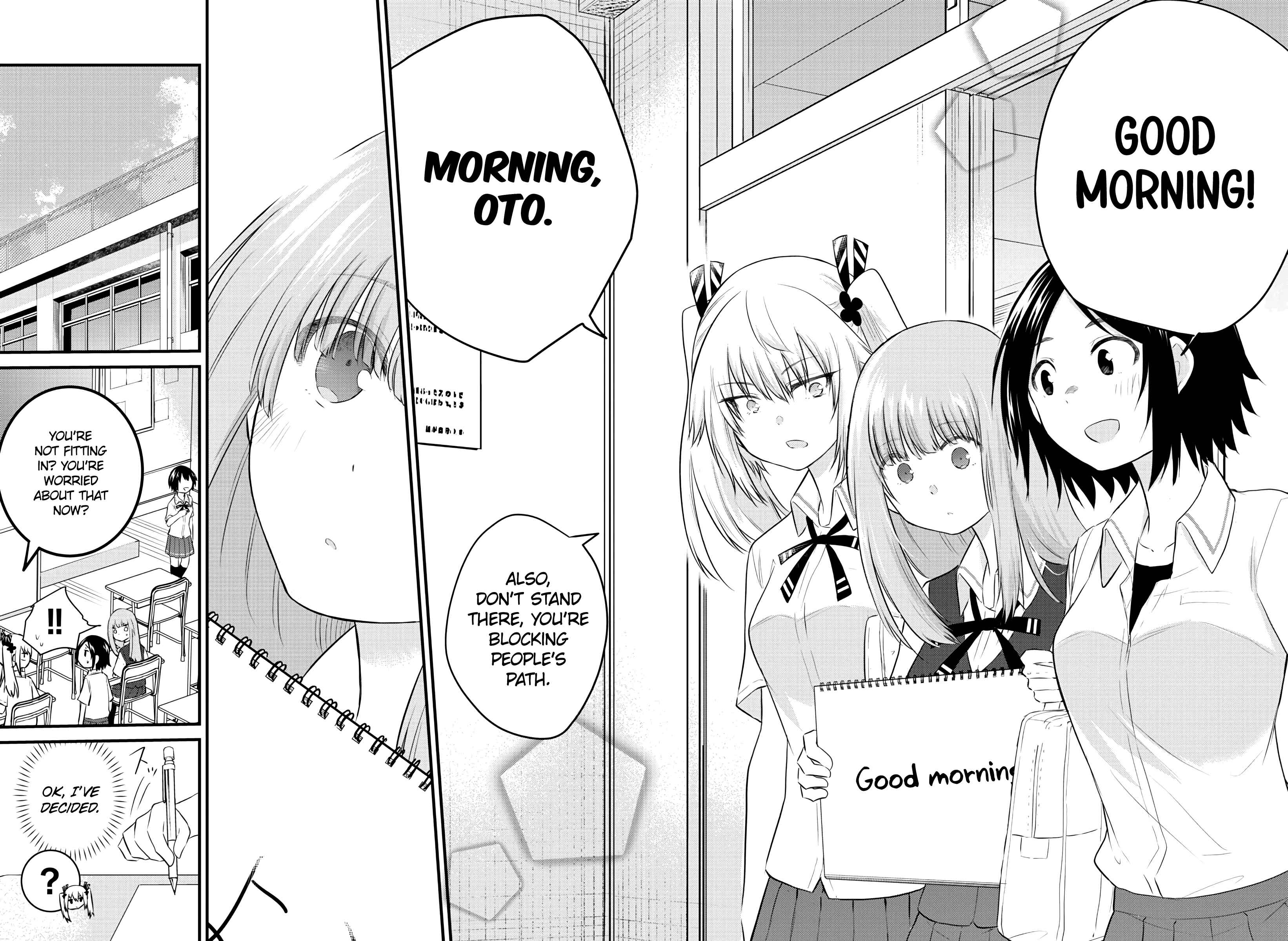Koe ga dasenai Shoujo wa "Kanojo ga Yasashisugiru" to Omotte iru Chapter 28 - Page 7