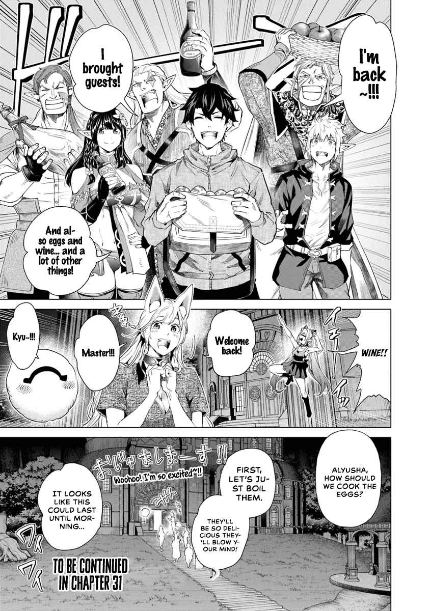 Keikenchi Chochiku de Nonbiri Shoushin Ryokou ~Yuusha to Koibito ni Tsuihou Sareta Senshi no Mujikaku Zamaa~ Chapter 30 - Page 31