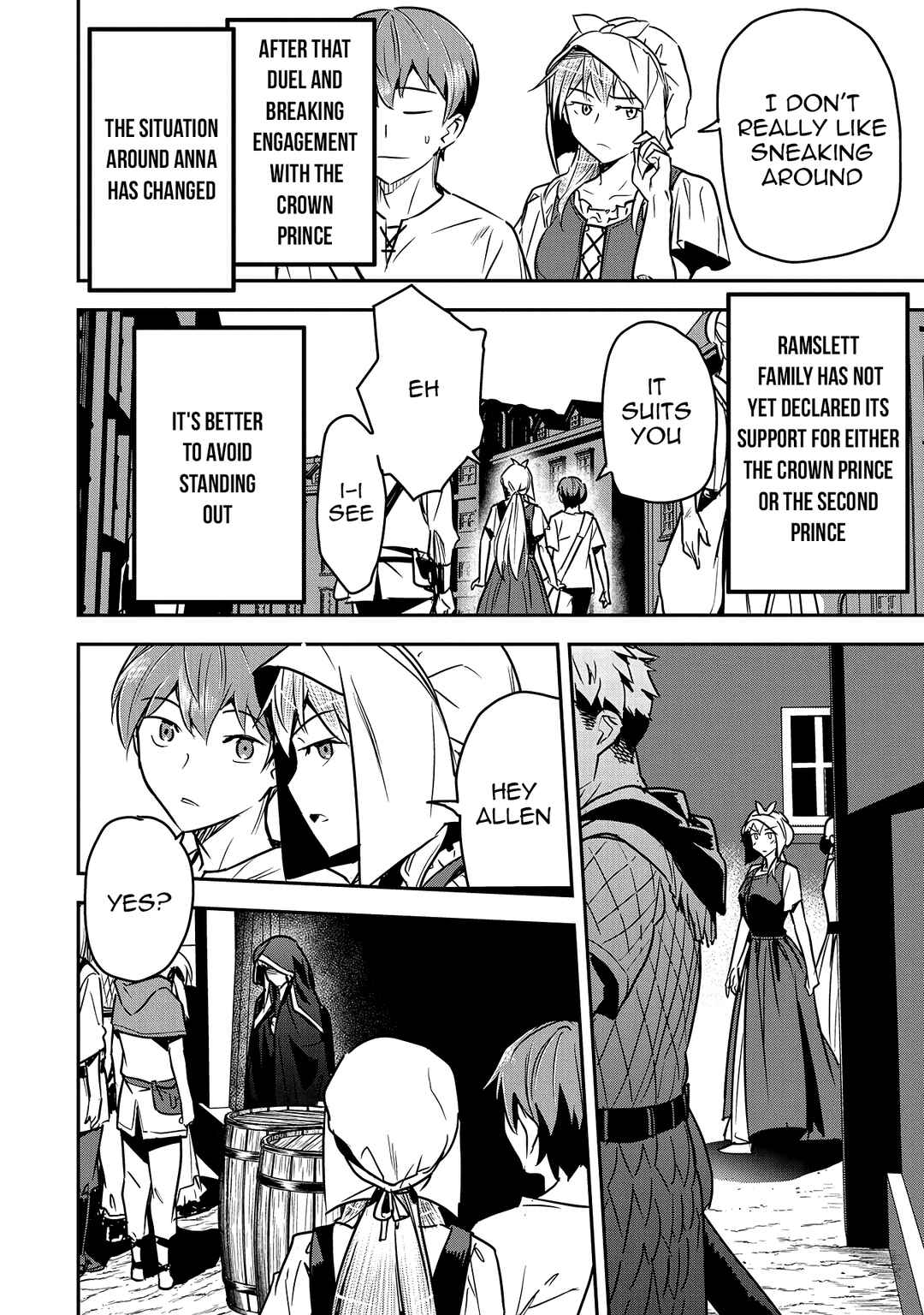 Chounin A wa Akuyaku Reijou o Doushitemo Sukuitai: Dobu to Sora to Koori no Himegimi Chapter 27 - Page 12