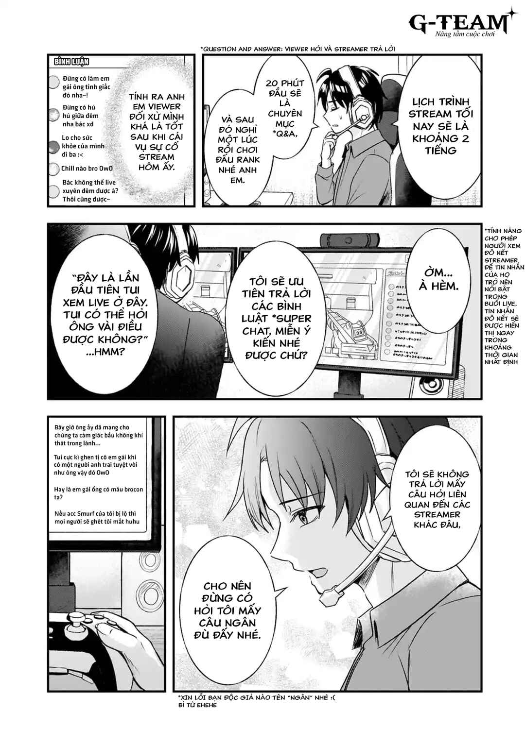 Aorikei Game Haishinsha (20-sai), Haishin no Kiri Wasure ni Yori Ii Hito Bare Suru. Chapter 6.2 - Page 2