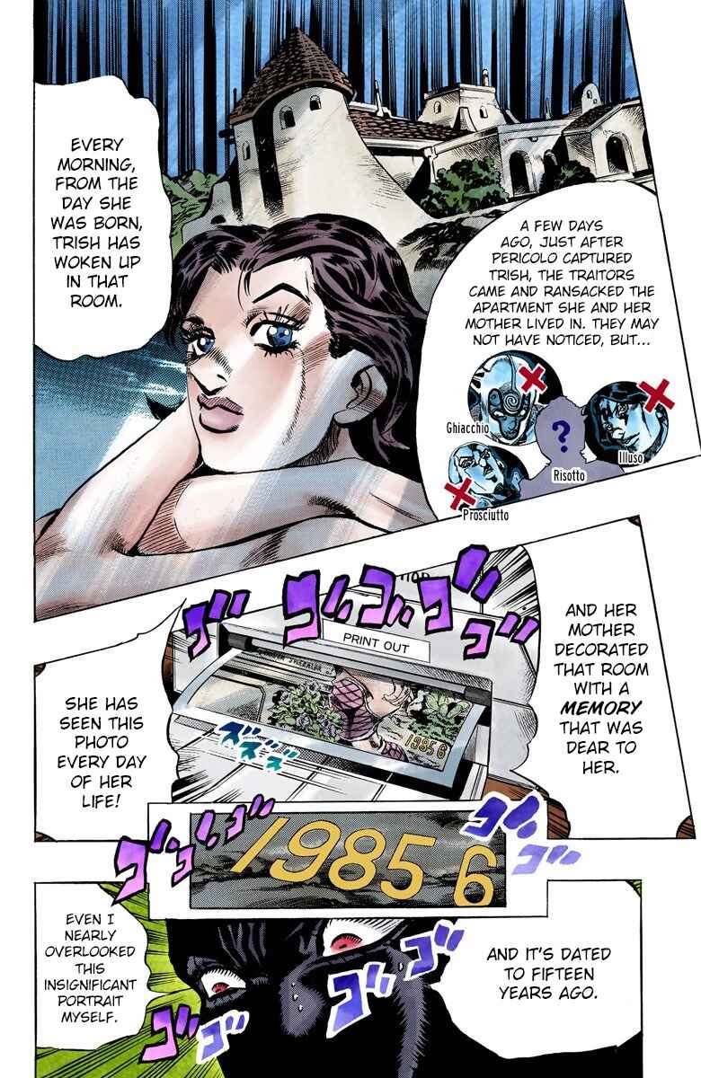 JoJo no Kimyou na Bouken: Part 5 - Ougon no Kaze Color-ban Chapter 101 - Page 15