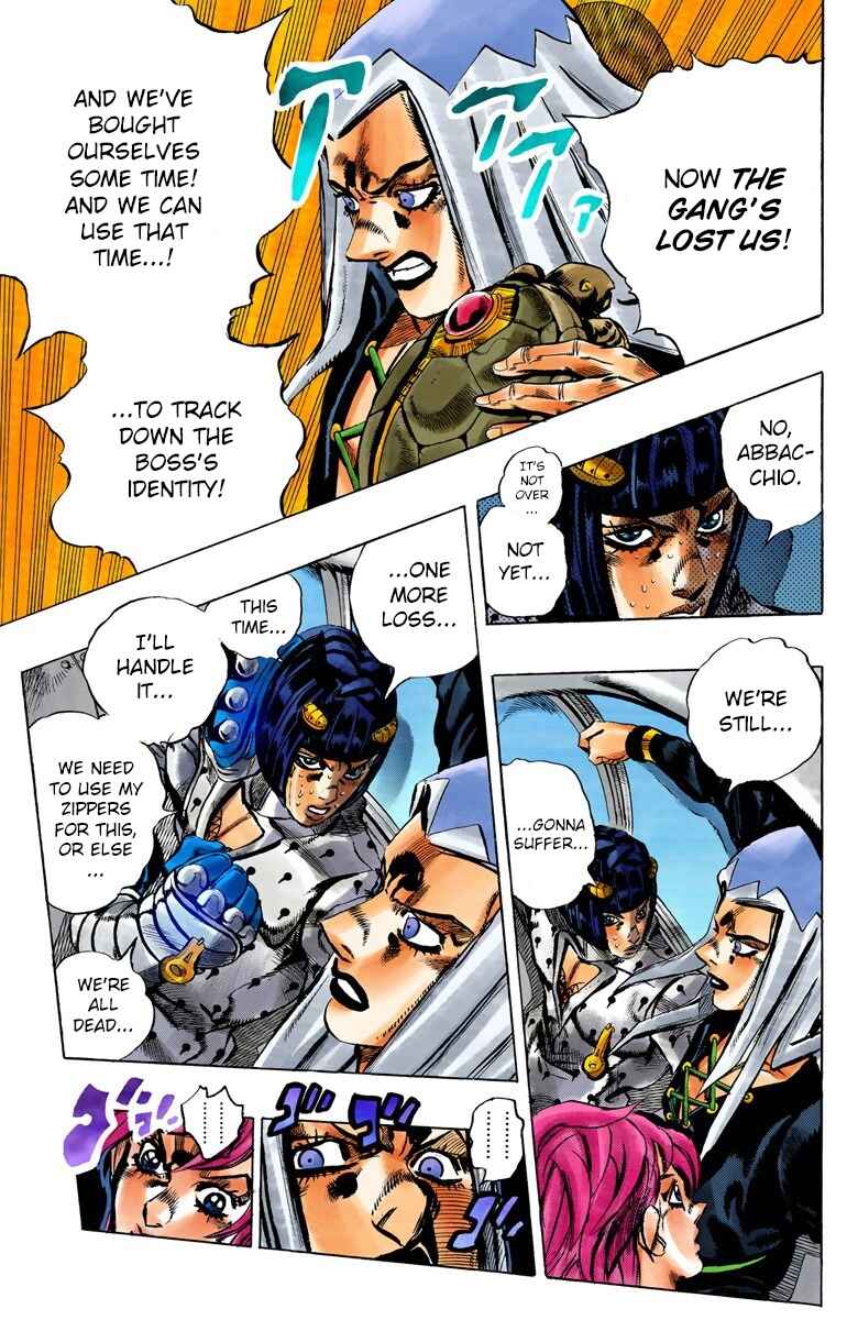 JoJo no Kimyou na Bouken: Part 5 - Ougon no Kaze Color-ban Chapter 101 - Page 4