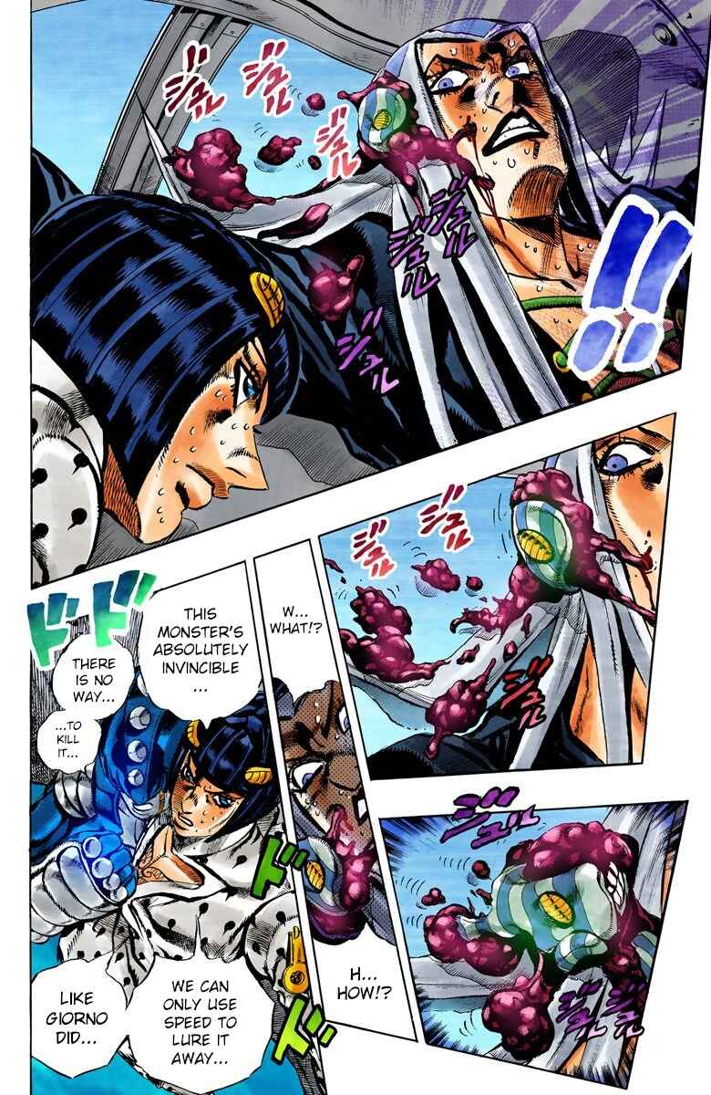 JoJo no Kimyou na Bouken: Part 5 - Ougon no Kaze Color-ban Chapter 101 - Page 5
