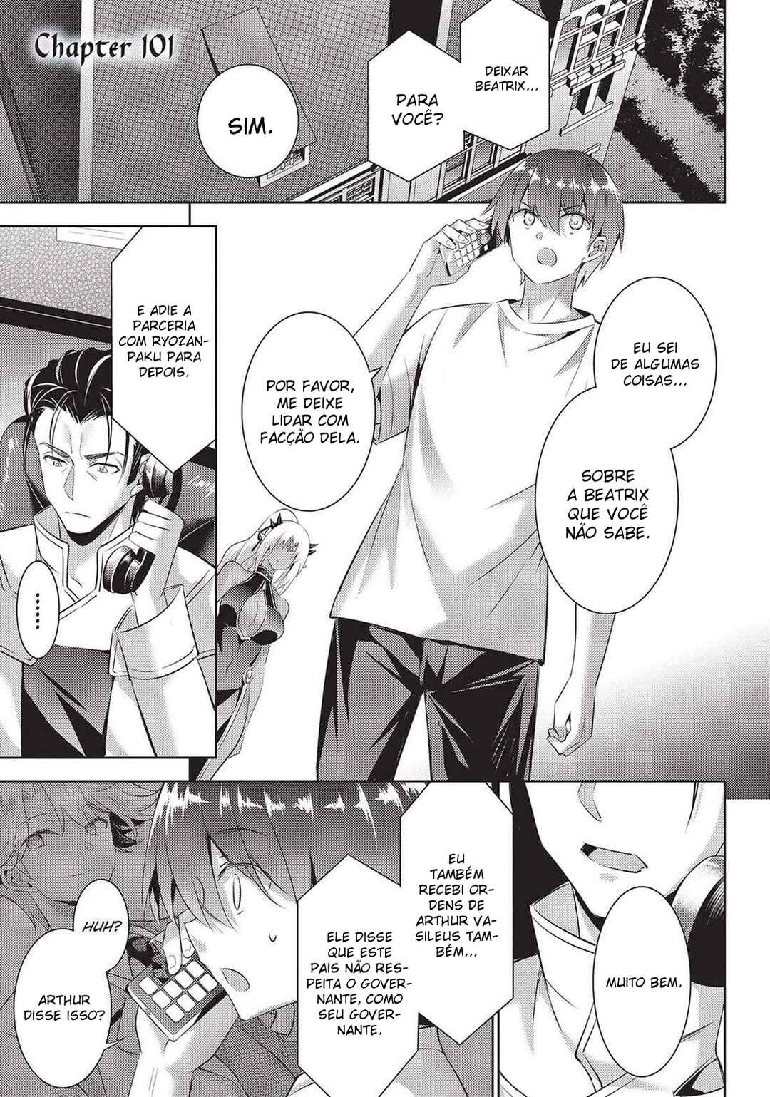 Magika no Kenshi to Shoukan Maou Chapter 101 - Page 1