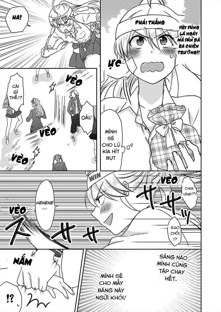 Nyotaika Yankee Gakuen ☆ Ore no Hajimete, Nerawaretemasu. Chapter 38 - Page 12