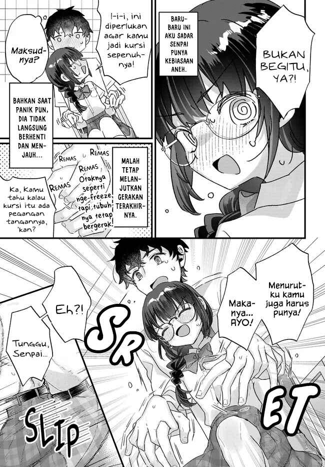 Chiisakute Kawaii Bungeibu no Chiteki na Senpai o, Hiza no Ue ni Nosetara Mainichi Suwattekuru you ni natta Chapter 3.1 - Page 9
