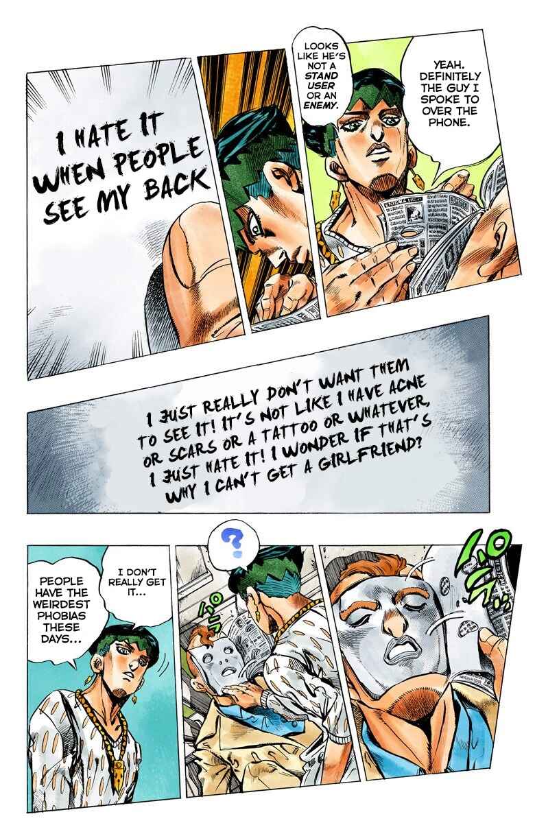 JoJo no Kimyou na Bouken: Part 4 - Diamond wa Kudakenai Color-ban Chapter 147 - Page 11