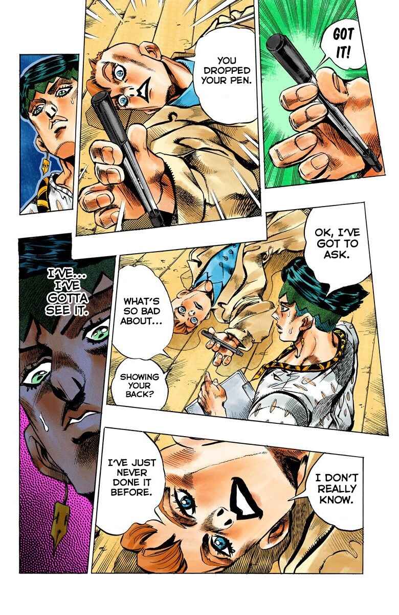 JoJo no Kimyou na Bouken: Part 4 - Diamond wa Kudakenai Color-ban Chapter 147 - Page 19