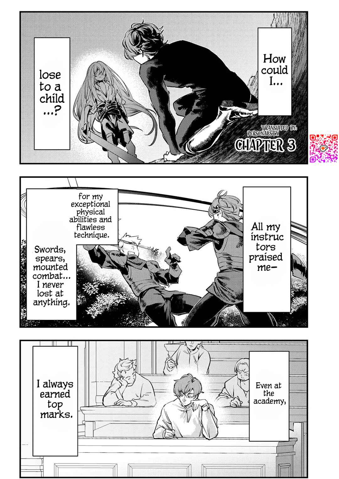 Shura Youjo no Eiyuutan ~Hanpa-sha to Iwa Reta Youhei, Youjo ni Tensei Shite Nariagaru~ Chapter 3 - Page 1