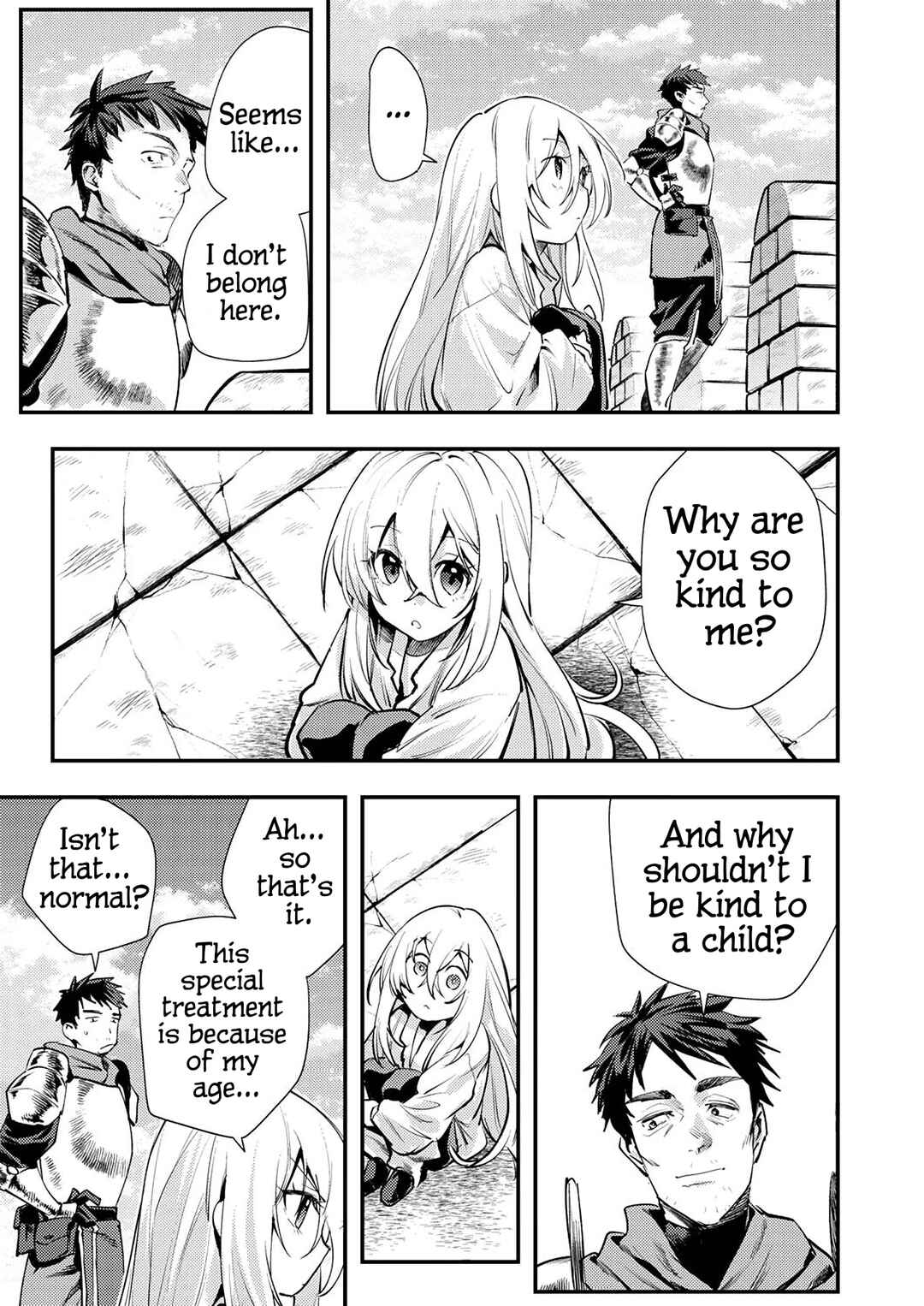 Shura Youjo no Eiyuutan ~Hanpa-sha to Iwa Reta Youhei, Youjo ni Tensei Shite Nariagaru~ Chapter 3 - Page 9